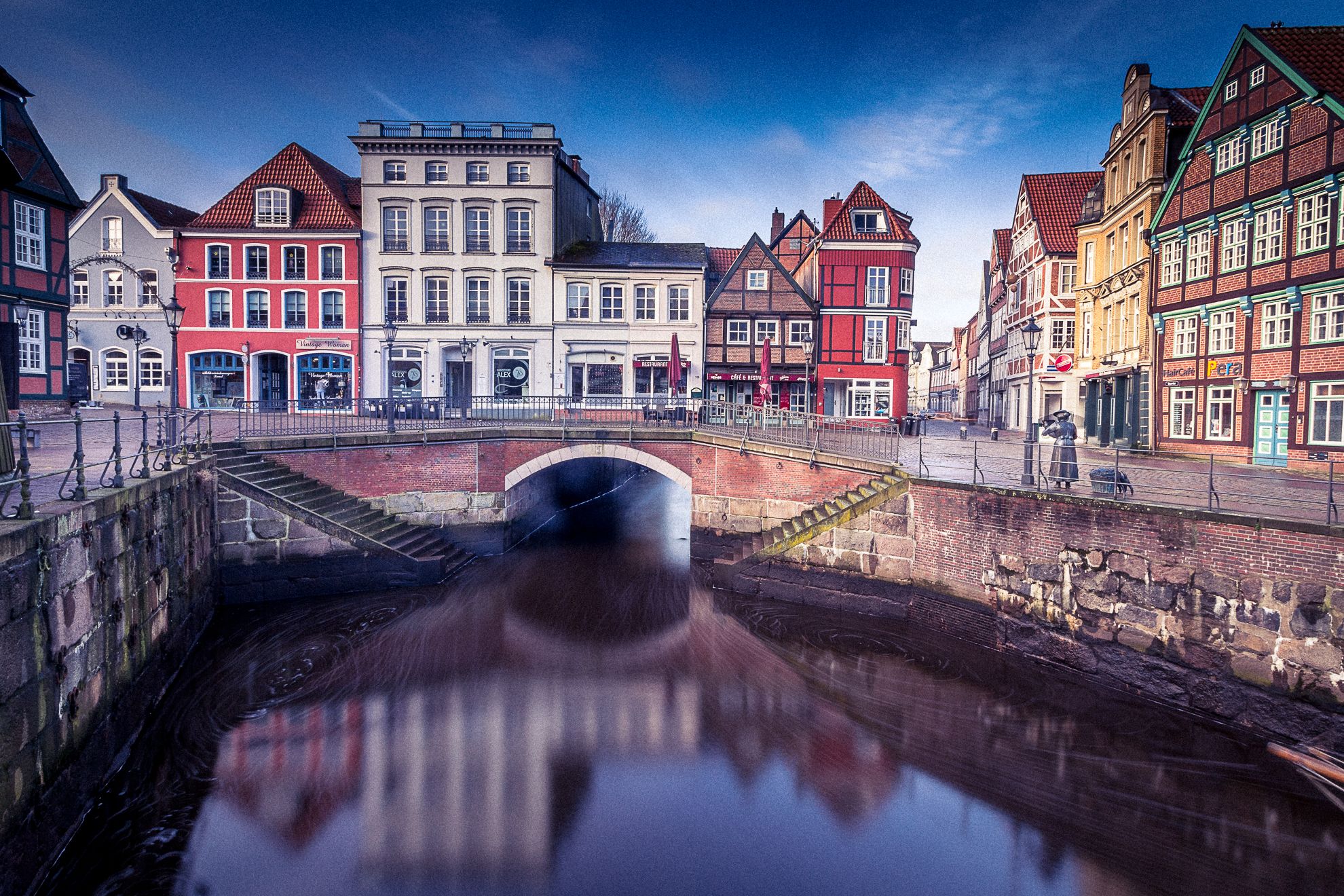 Stade, at the fishmarket, Germany