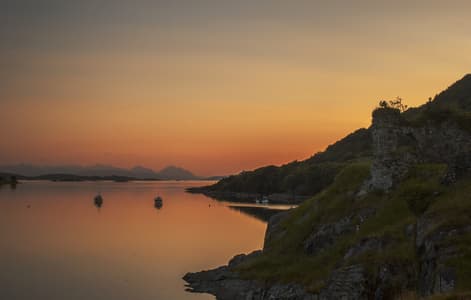 Strome Castle and Plockton view