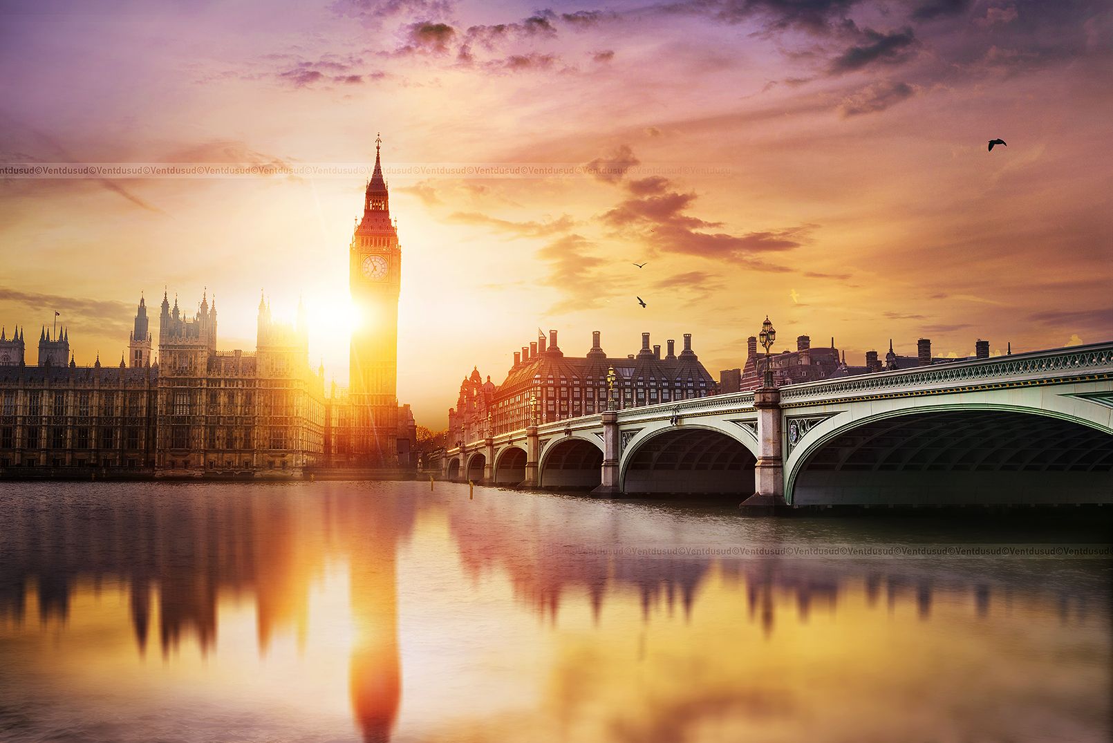 Westminster Bridge and Big Ben, London, United Kingdom