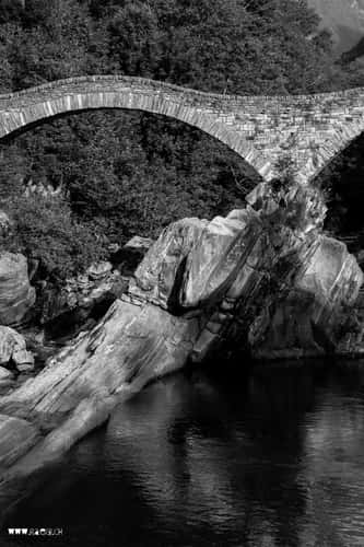 Verzasca with Church Maria degli Angeli