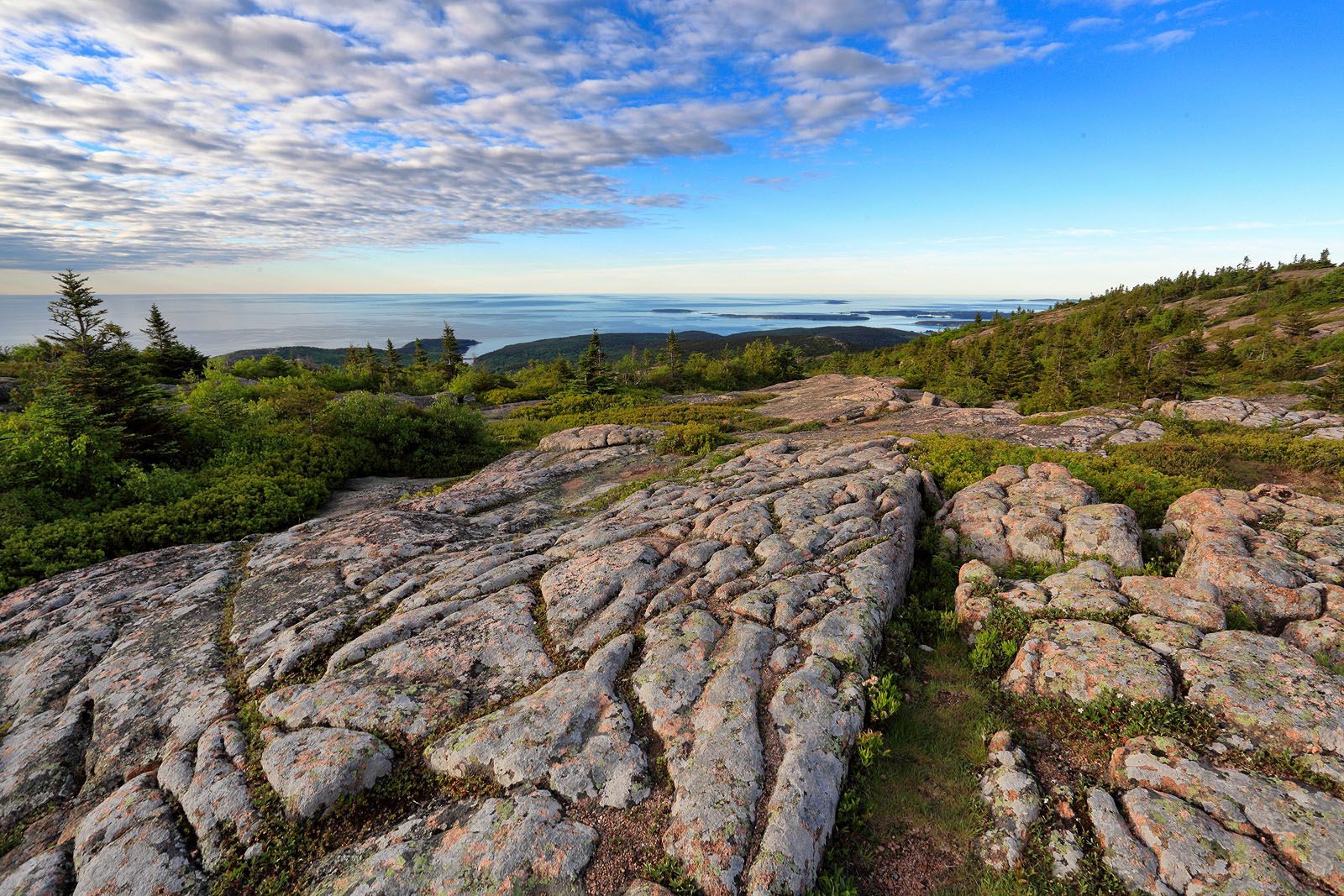 View From Cadillac Mountain, Acadia National Park, Maine, USA