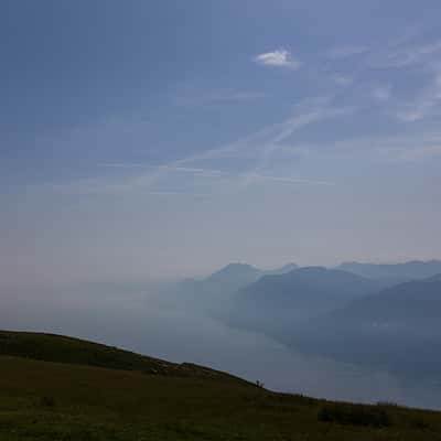 View from Mount Monte Baldo, Italy