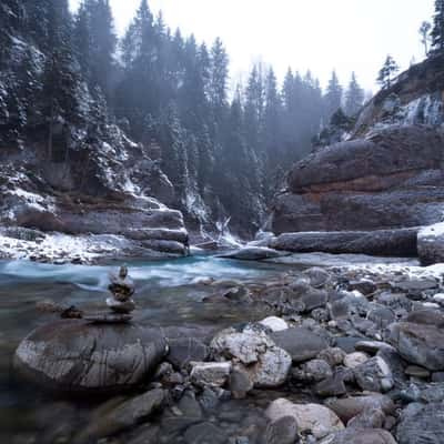 Ammerschlucht in Saulgrub, Germany