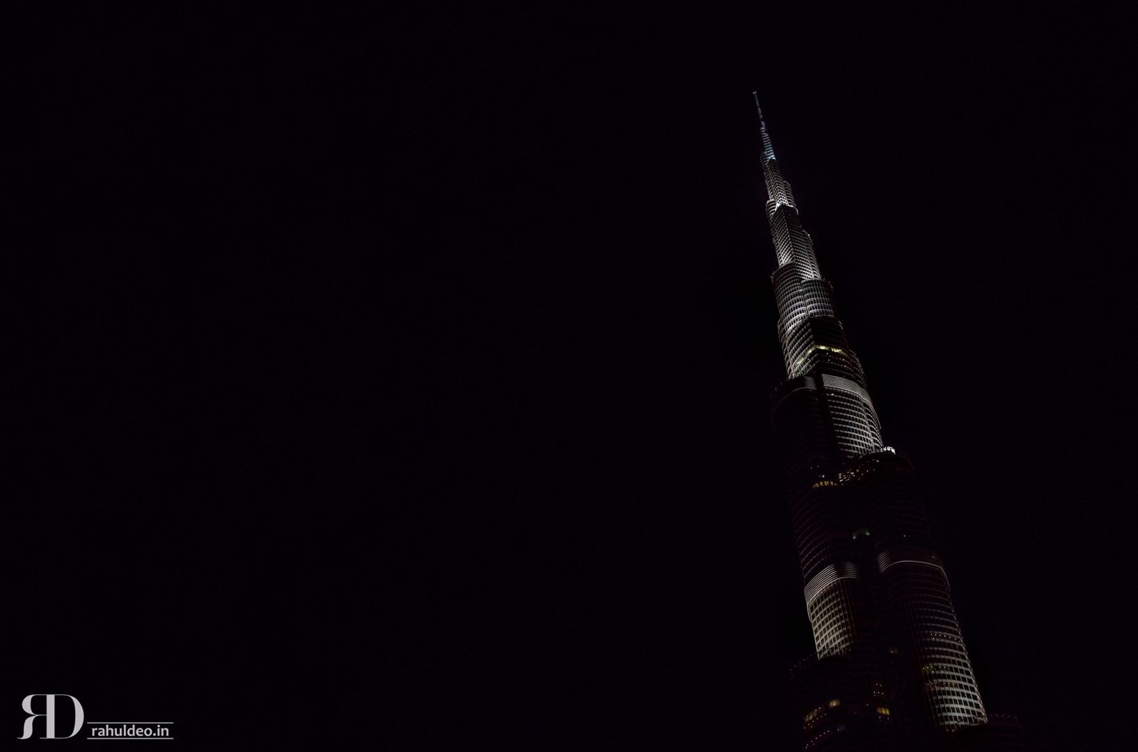 At the bottom of Burj Khalifa, United Arab Emirates