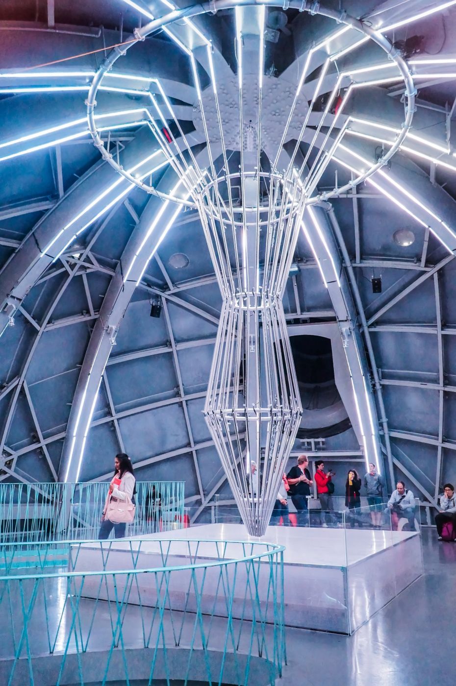 Atomium (inside), Brussels, Belgium