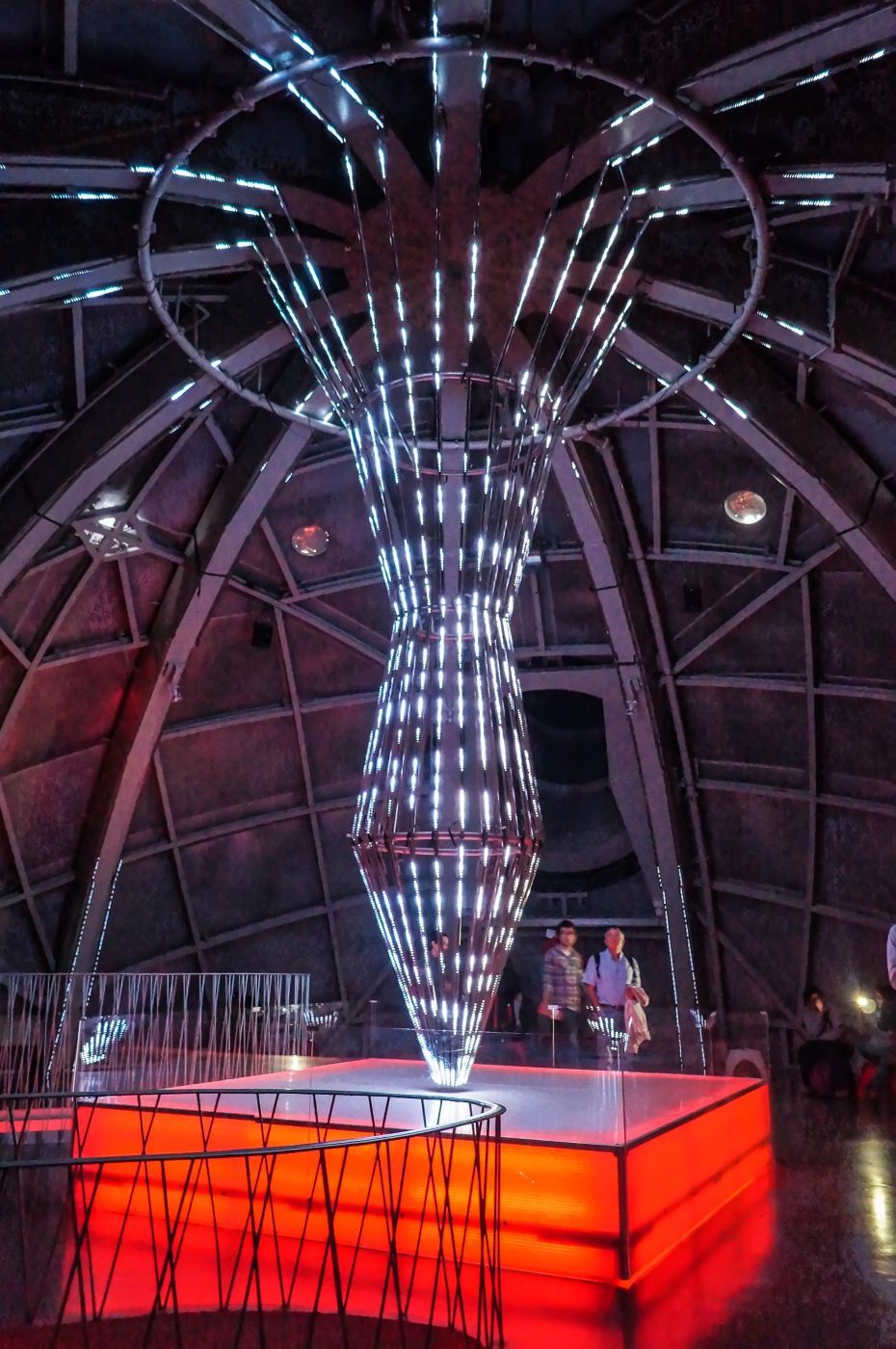 Atomium (inside), Brussels, Belgium