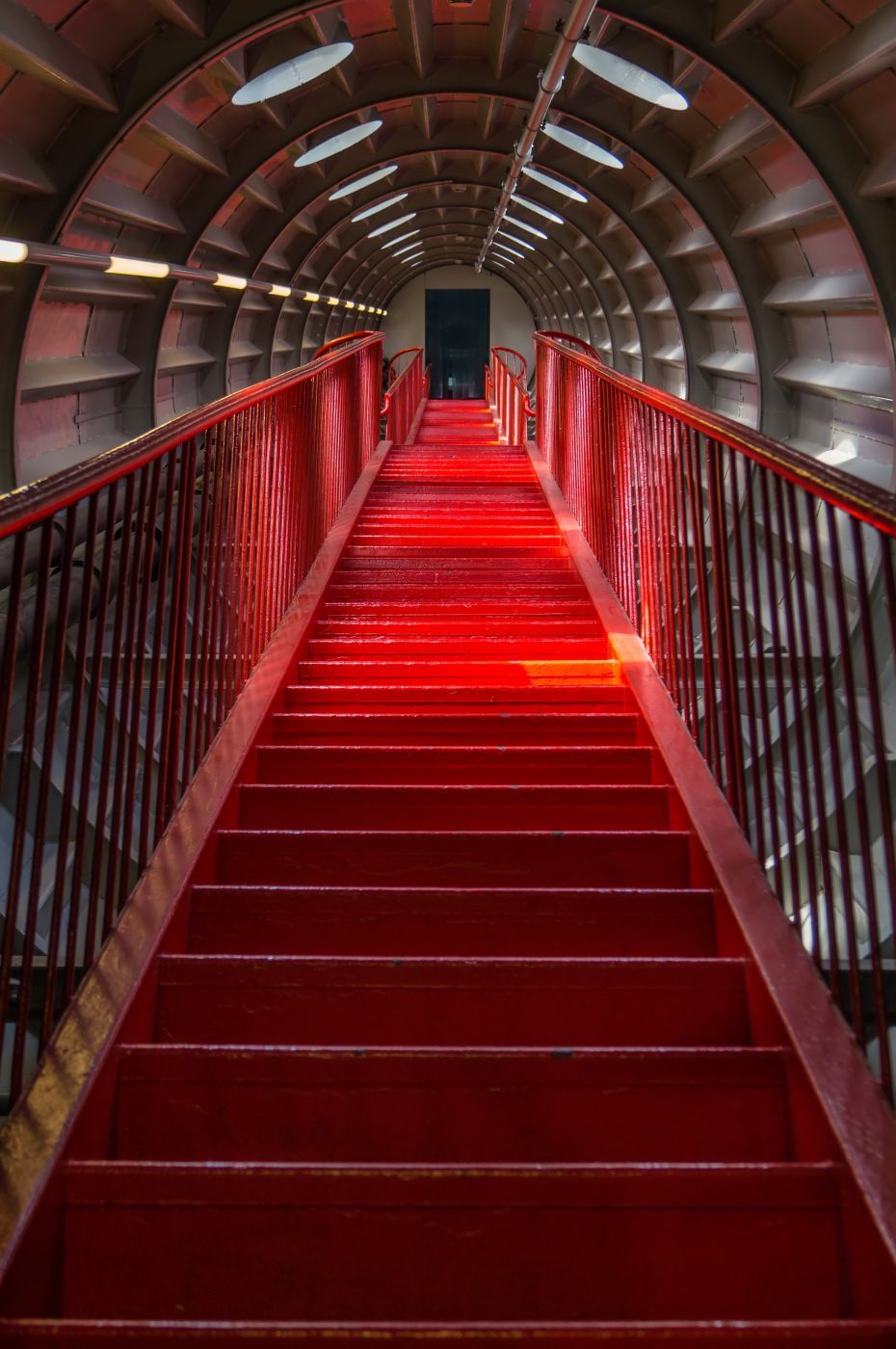 Staircase, Atomium Brussels, Belgium