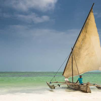 Beach near Pwani Mchangani, Tanzania