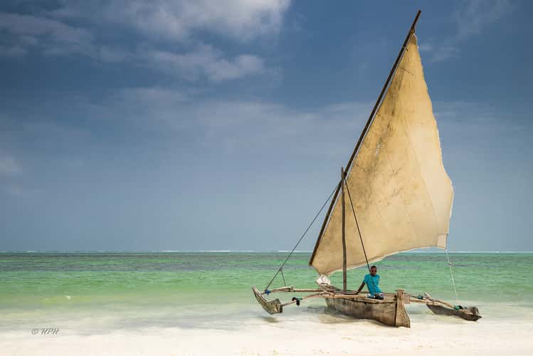 Beach near Pwani Mchangani
