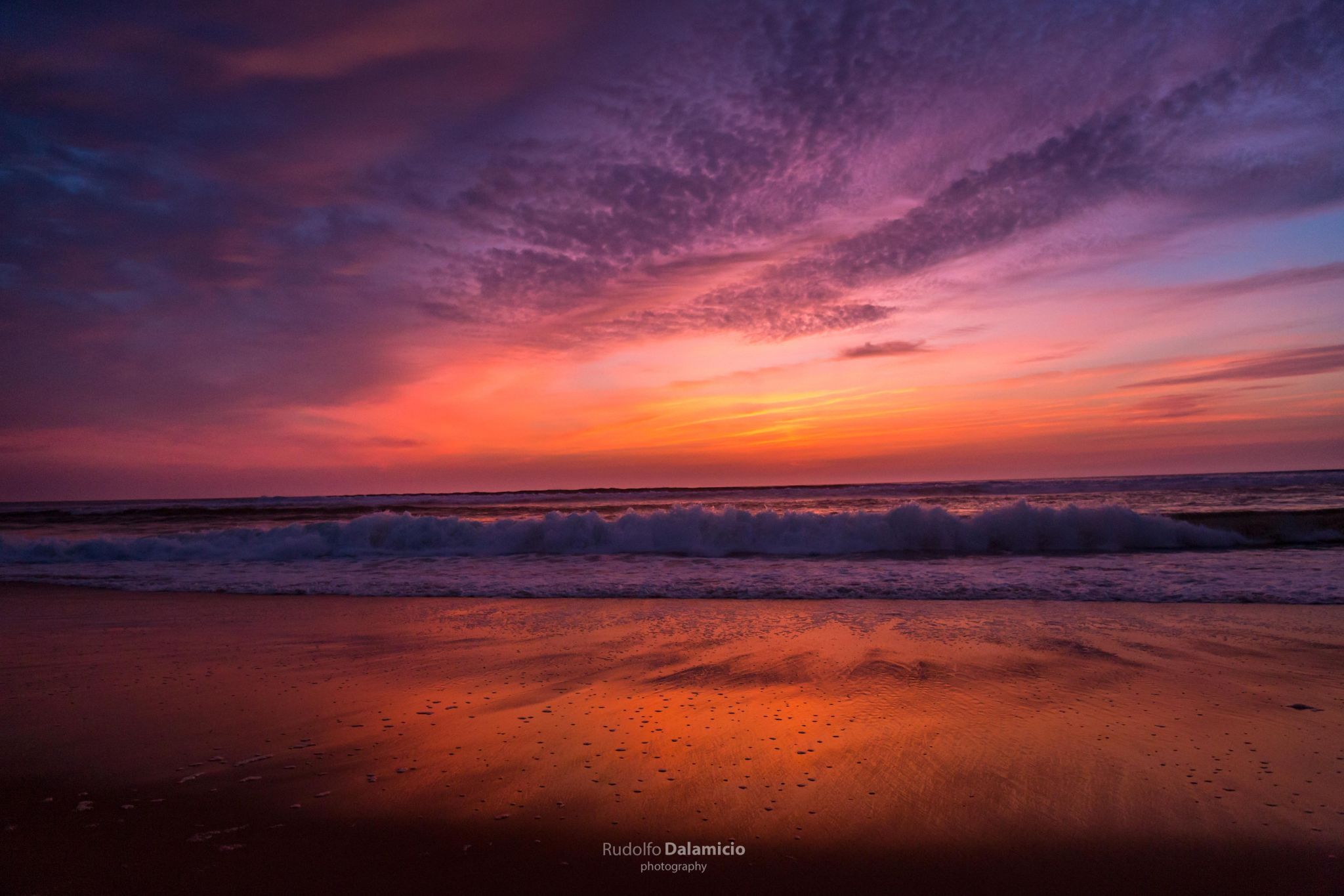 Beach of Moliets plage, France