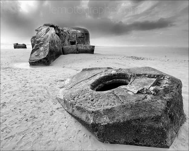 Blockhaus on the Treguennec beach