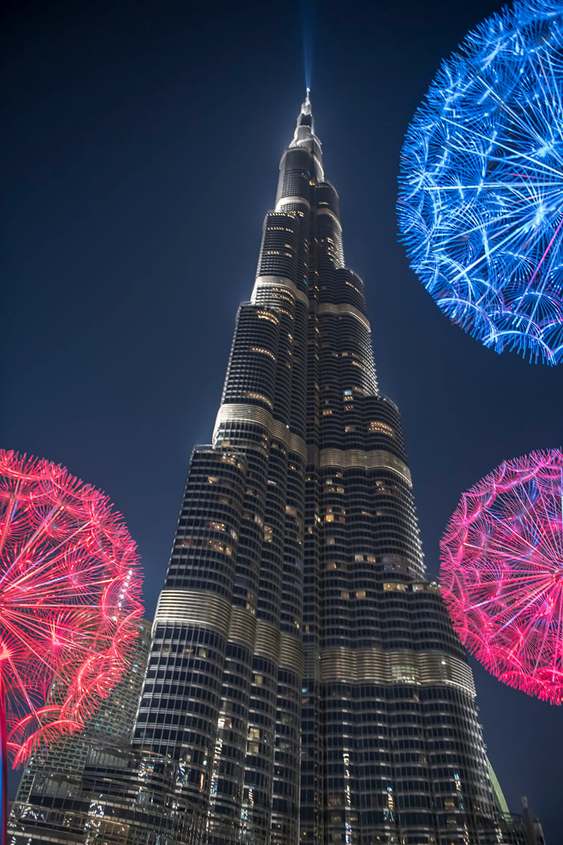Burj Khalifa - tallest building of the world  - Dubai, United Arab Emirates