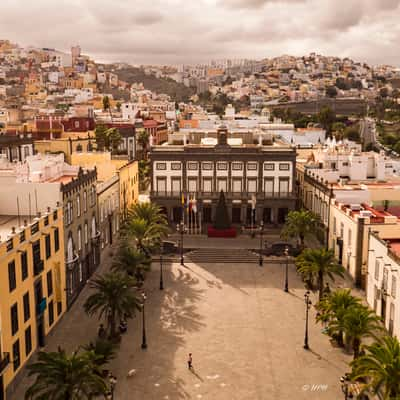 View from Cathedral Santa Ana, Las Palmas de Gran Canaria, Spain