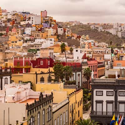 View from Cathedral Santa Ana, Las Palmas de Gran Canaria, Spain