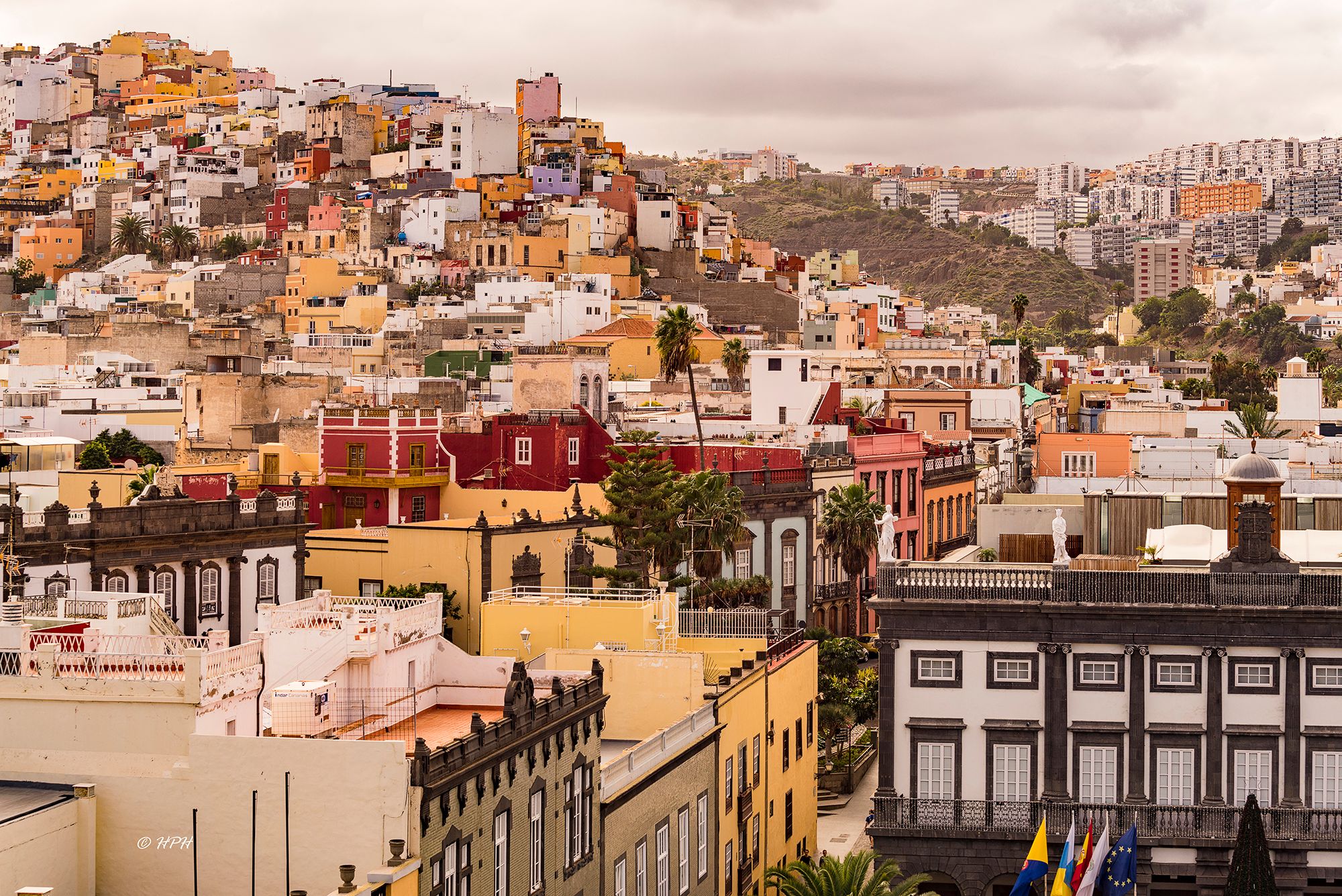 View from Cathedral Santa Ana, Las Palmas de Gran Canaria, Spain