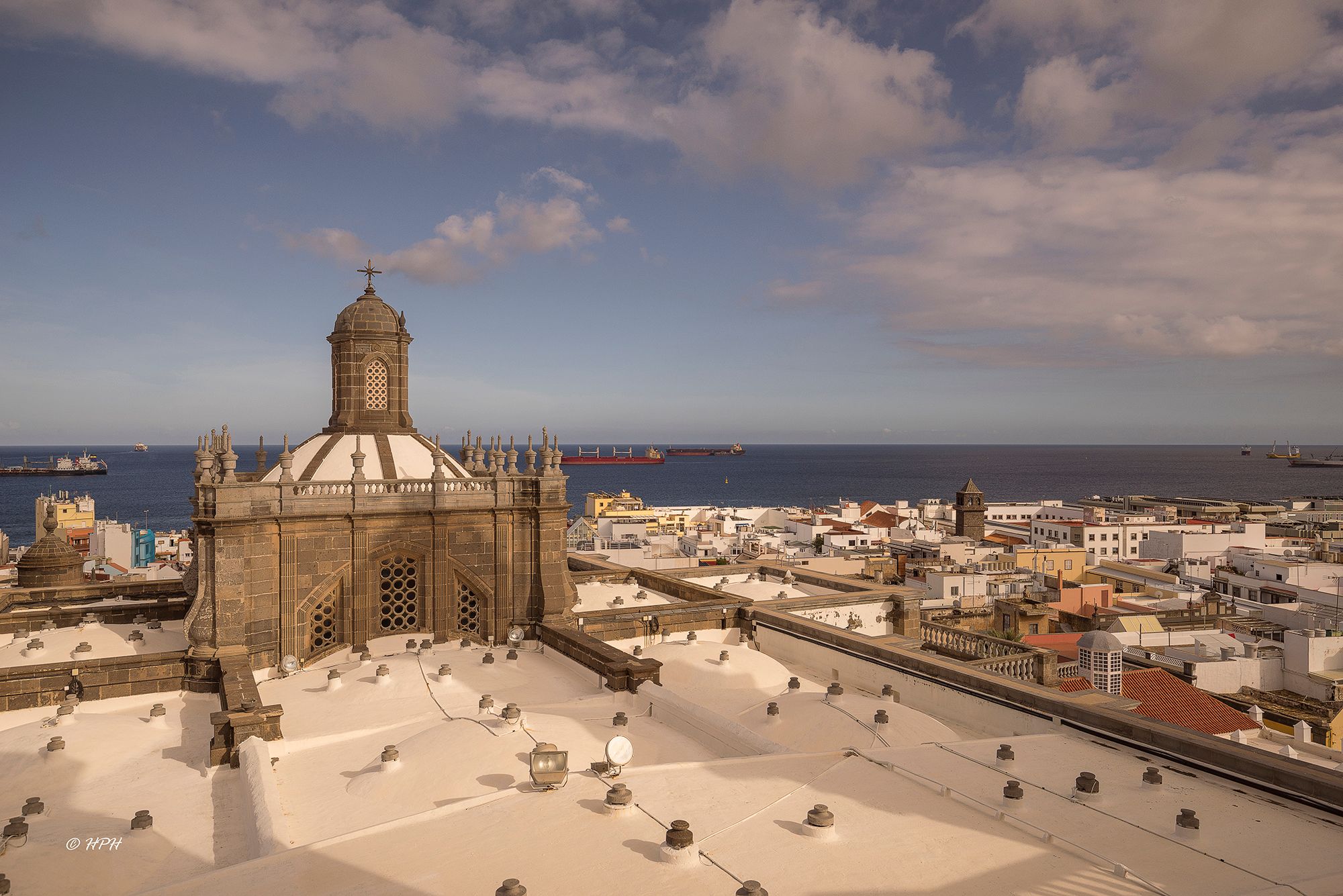 View from Cathedral Santa Ana, Las Palmas de Gran Canaria, Spain
