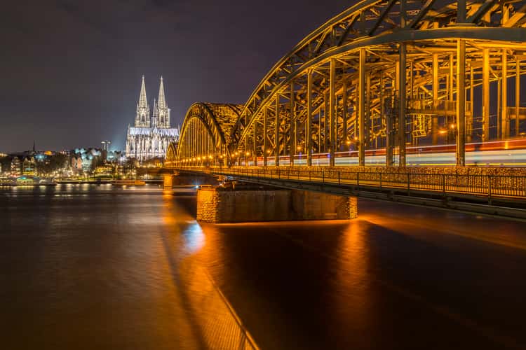 Hohenzollern Bridge with Cologne Cathedral, Cologne
