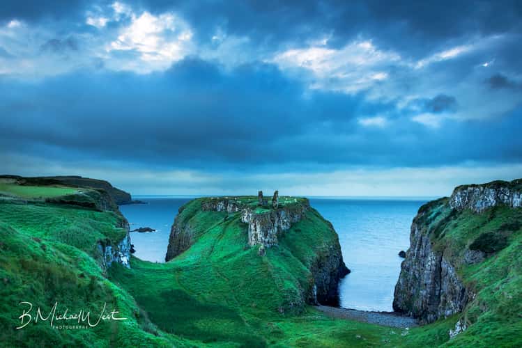 Dunseverick castle ruin