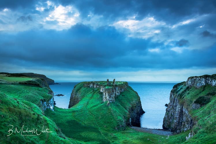Dunseverick castle ruin