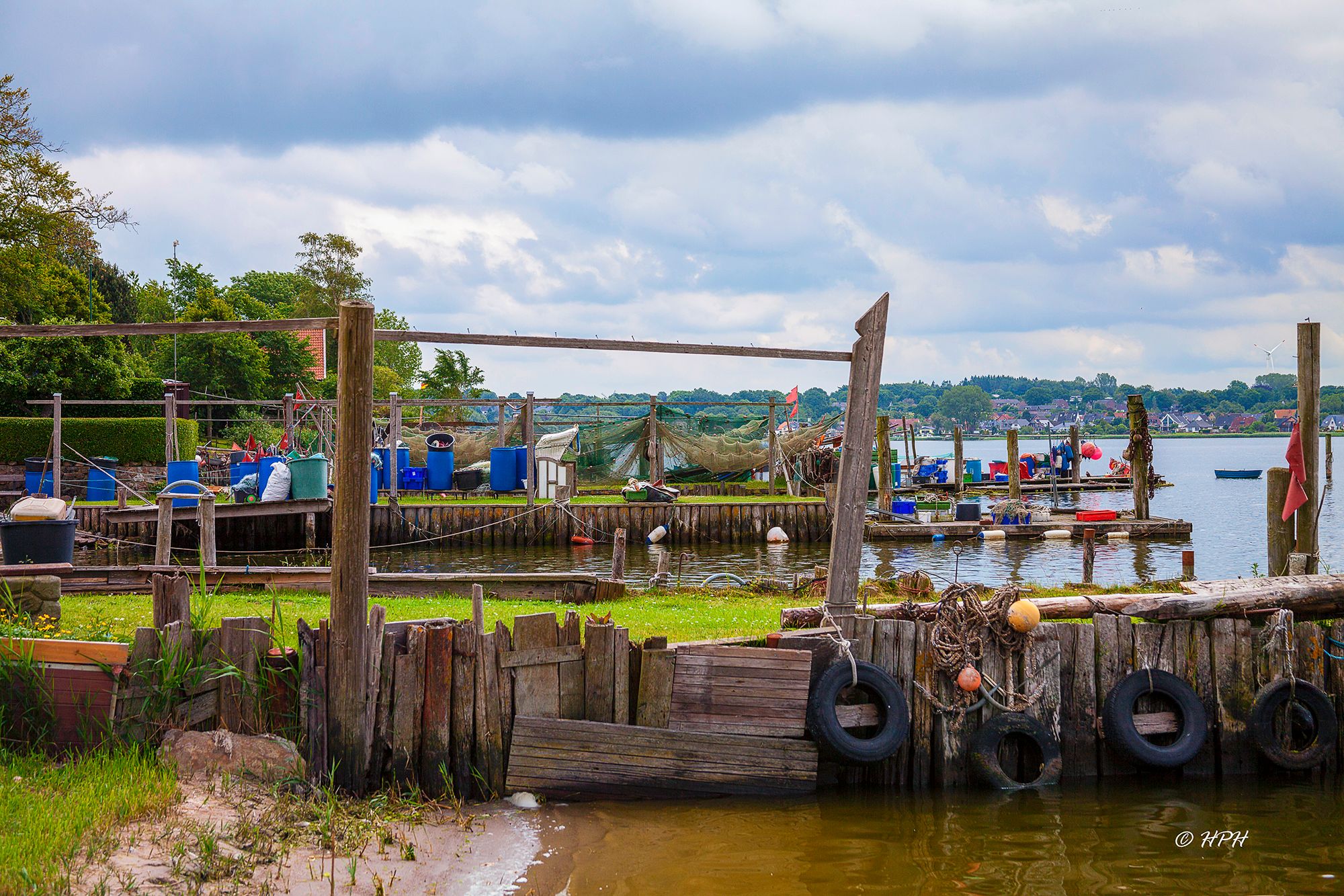 Fishing village Holm, Schleswig, Germany
