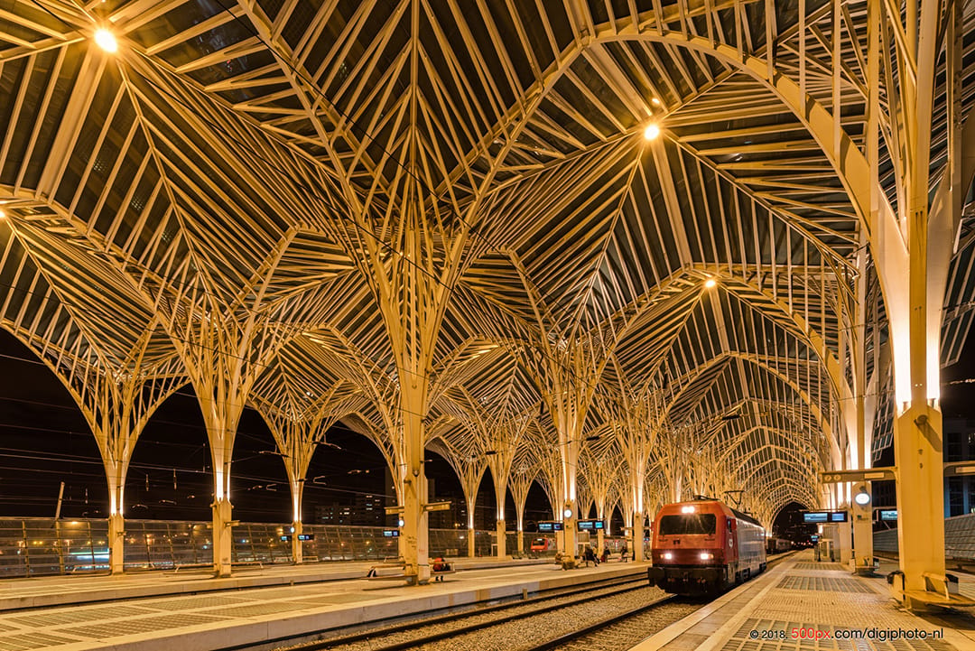 Gare do Oriente, Lisboa, Portugal