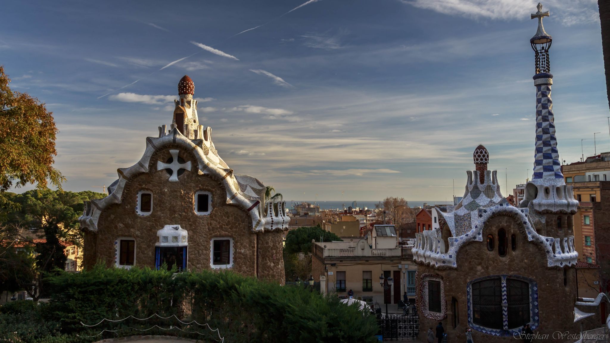 Gatehouse of Park Güell, Spain