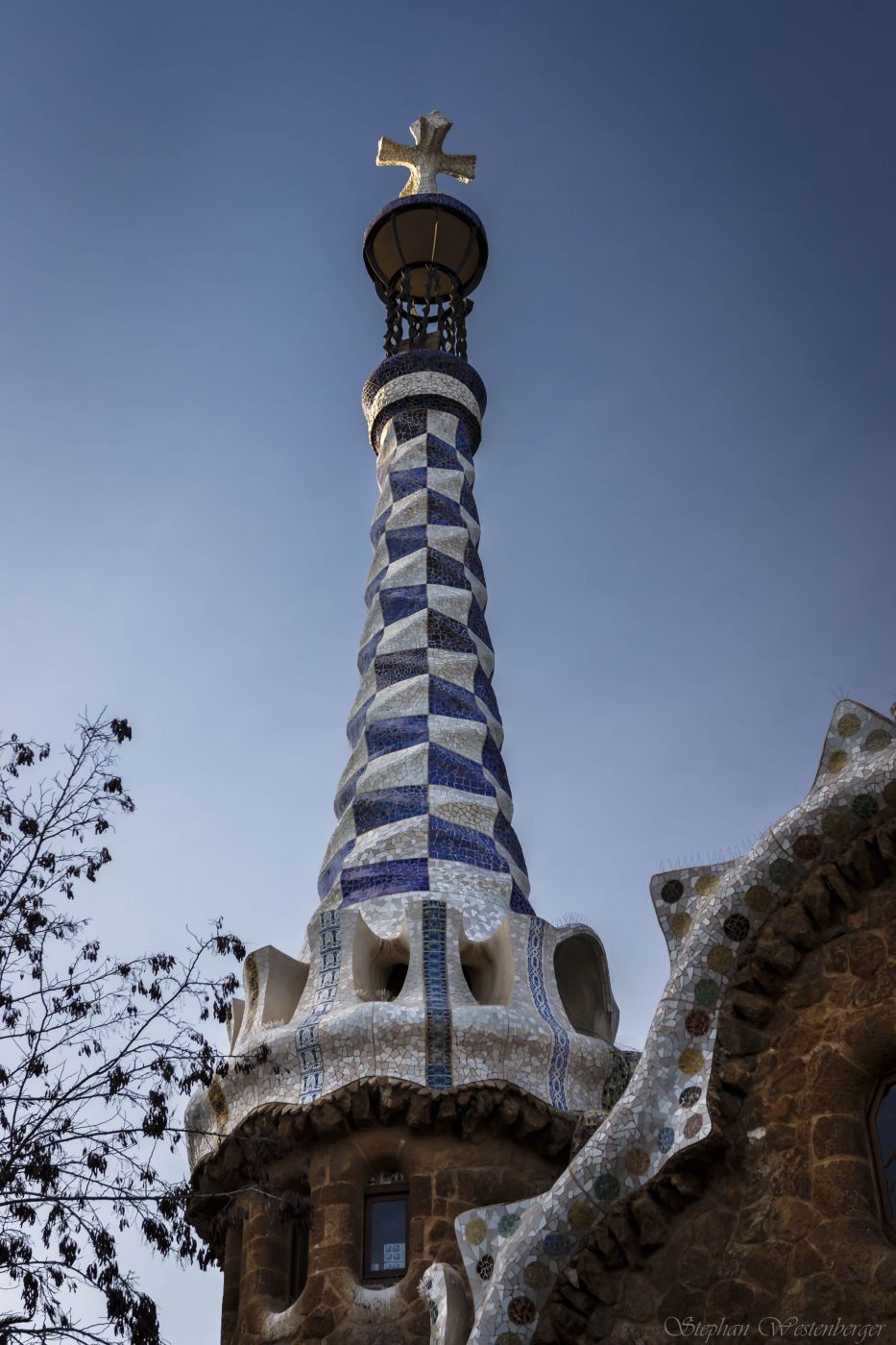 Gatehouse of Park Güell, Spain