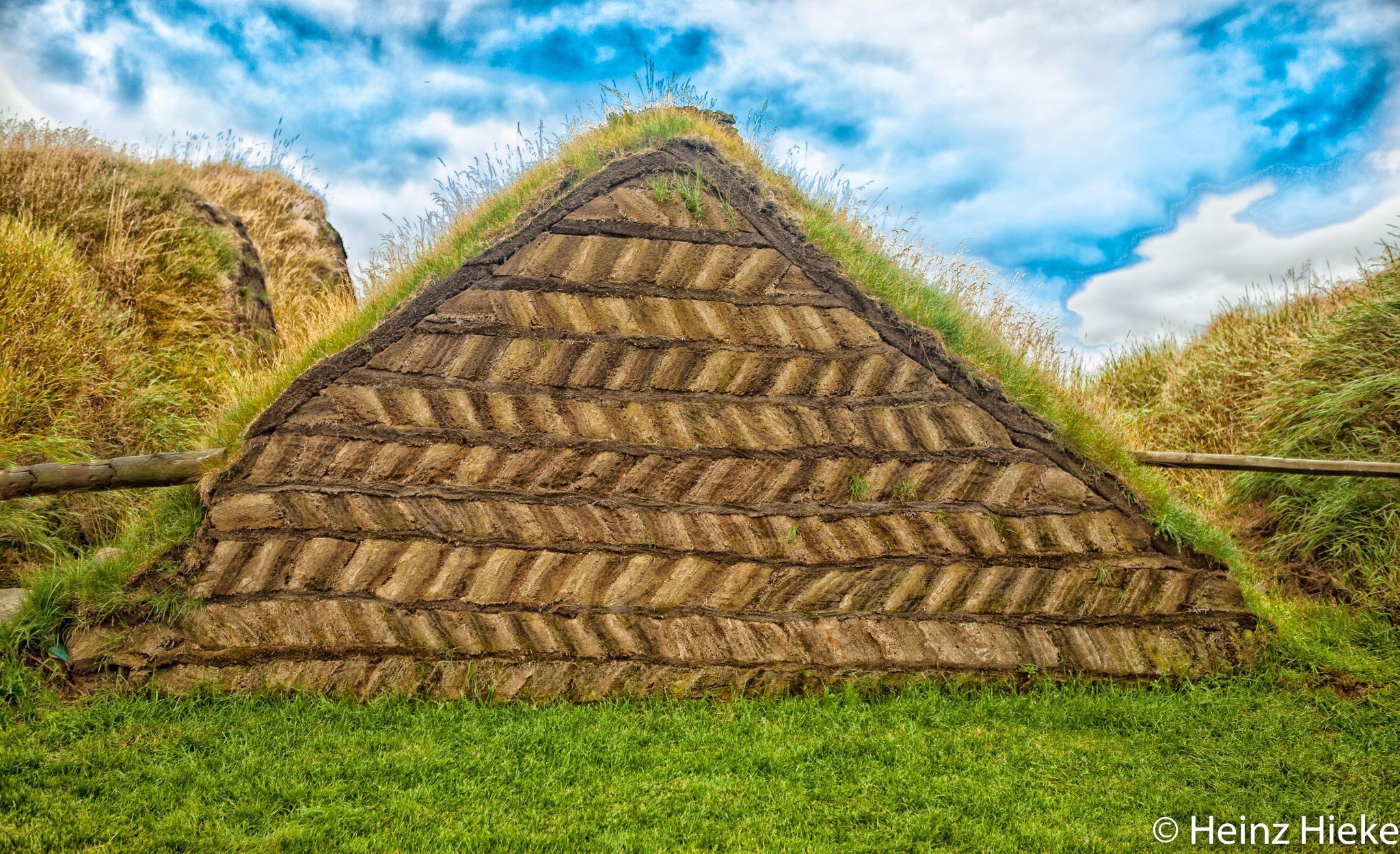kleine Torfkirche auf Island, Iceland