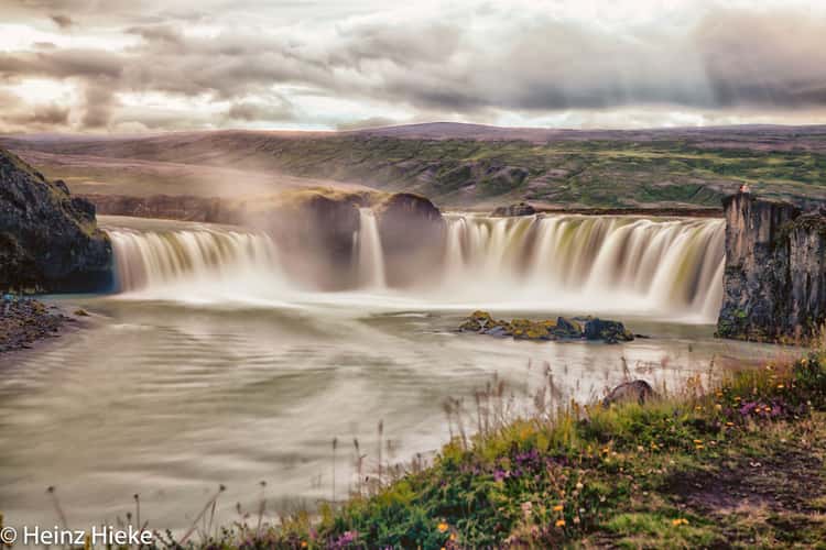 Godafoss Waterfall in Iceland