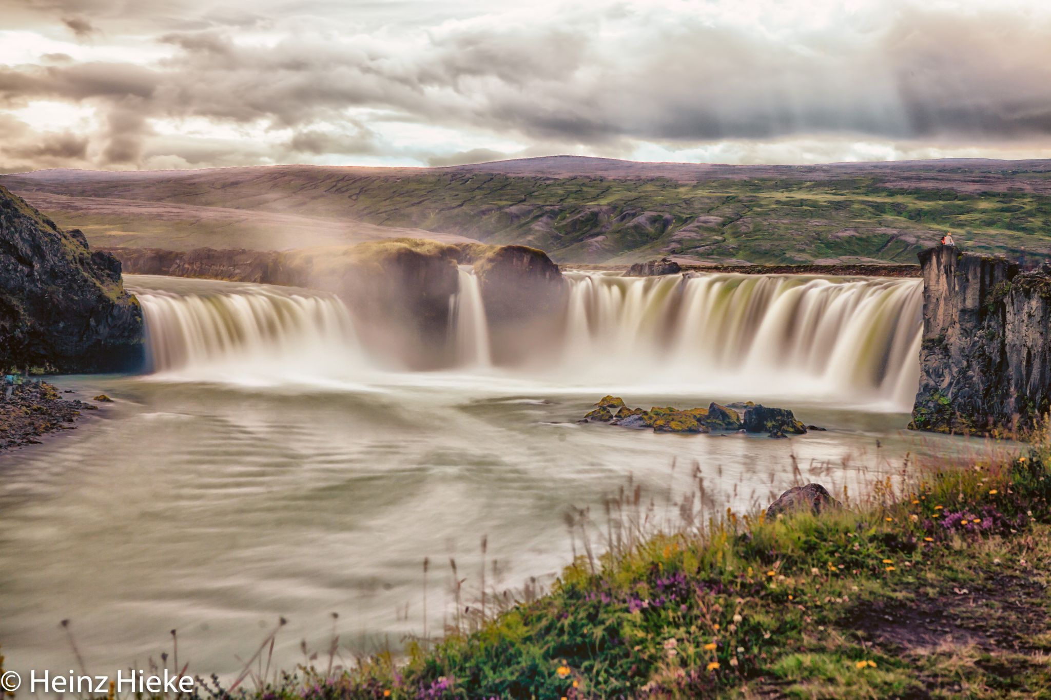 Godafoss Waterfall in Iceland, Iceland