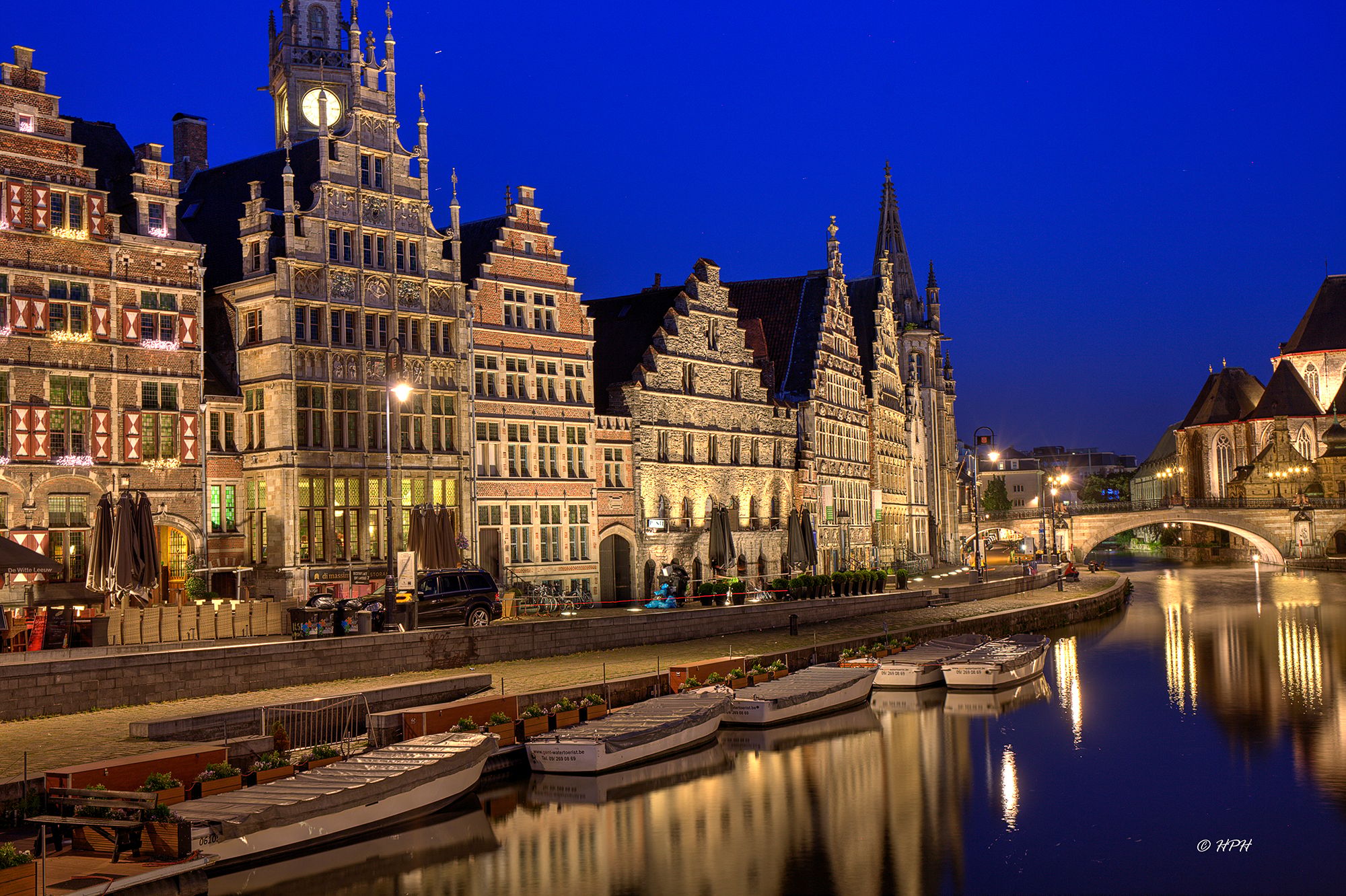 Graslei Gent, Belgium