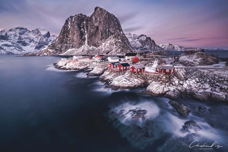 Hamnøy, classic view, Lofoten