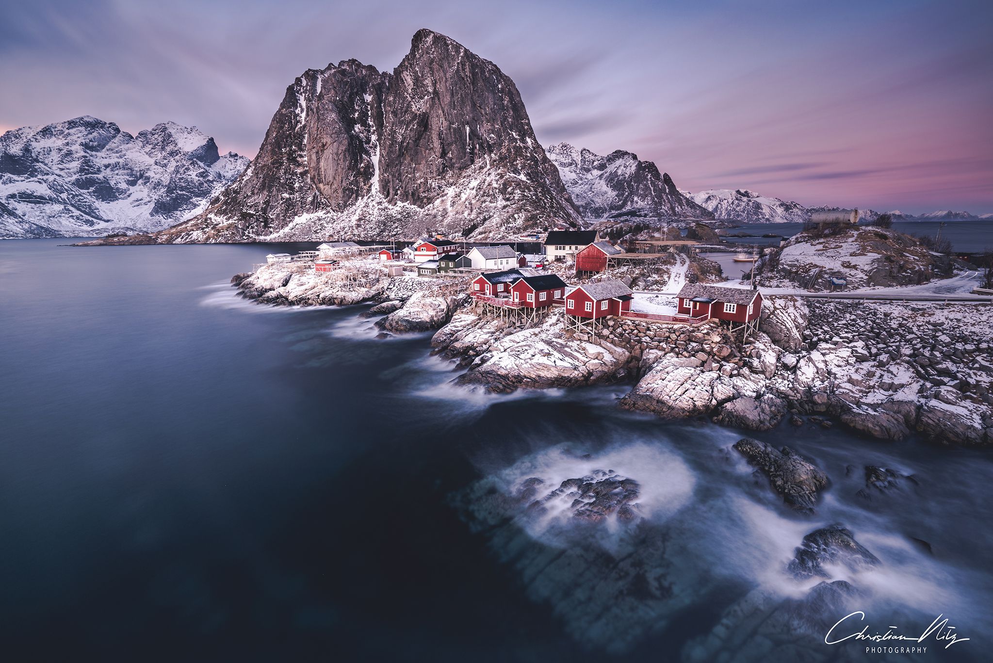 Hamnøy, classic view, Lofoten, Norway