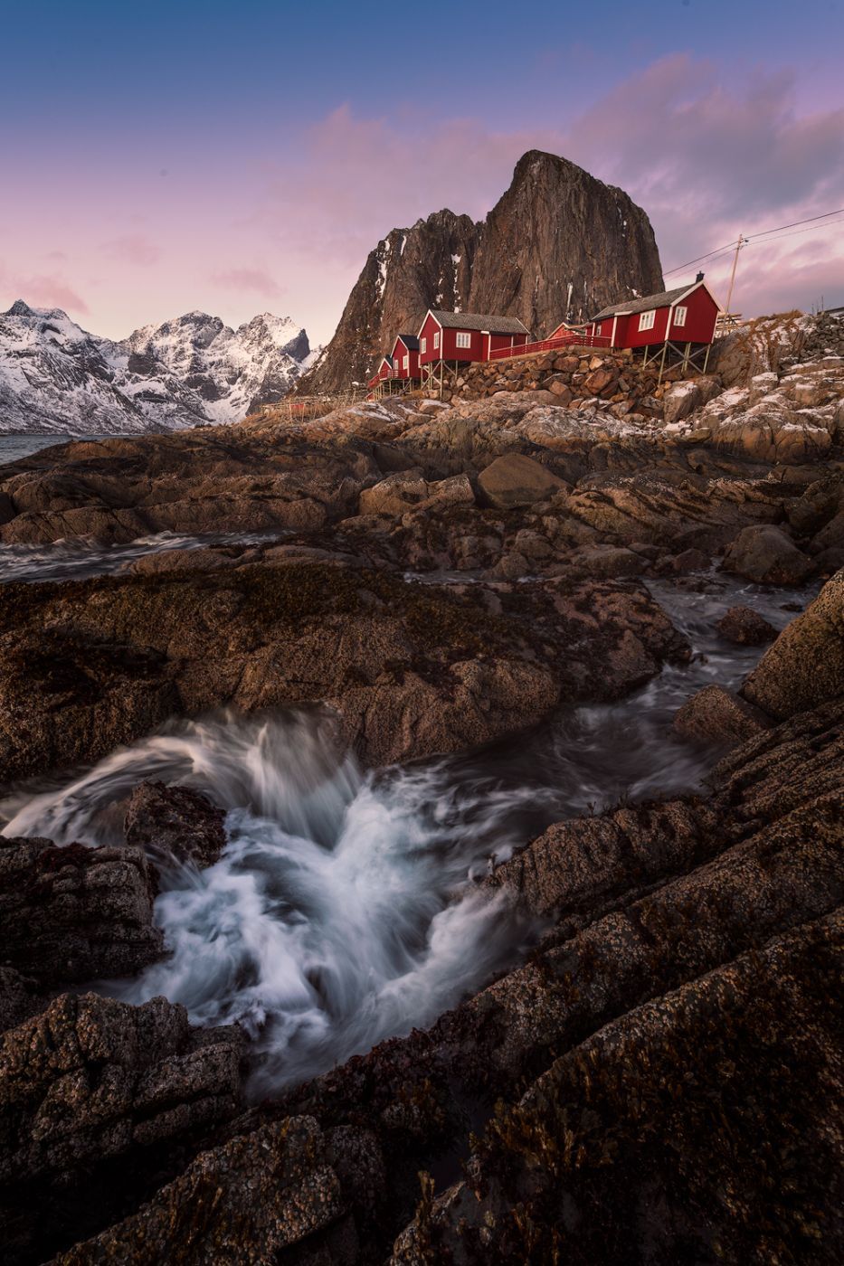 Hamnøy, classic view, Lofoten, Norway