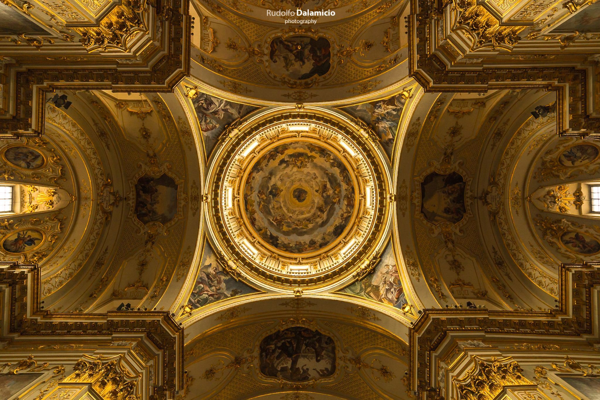 Inside Bergamo Cathedral, Italy