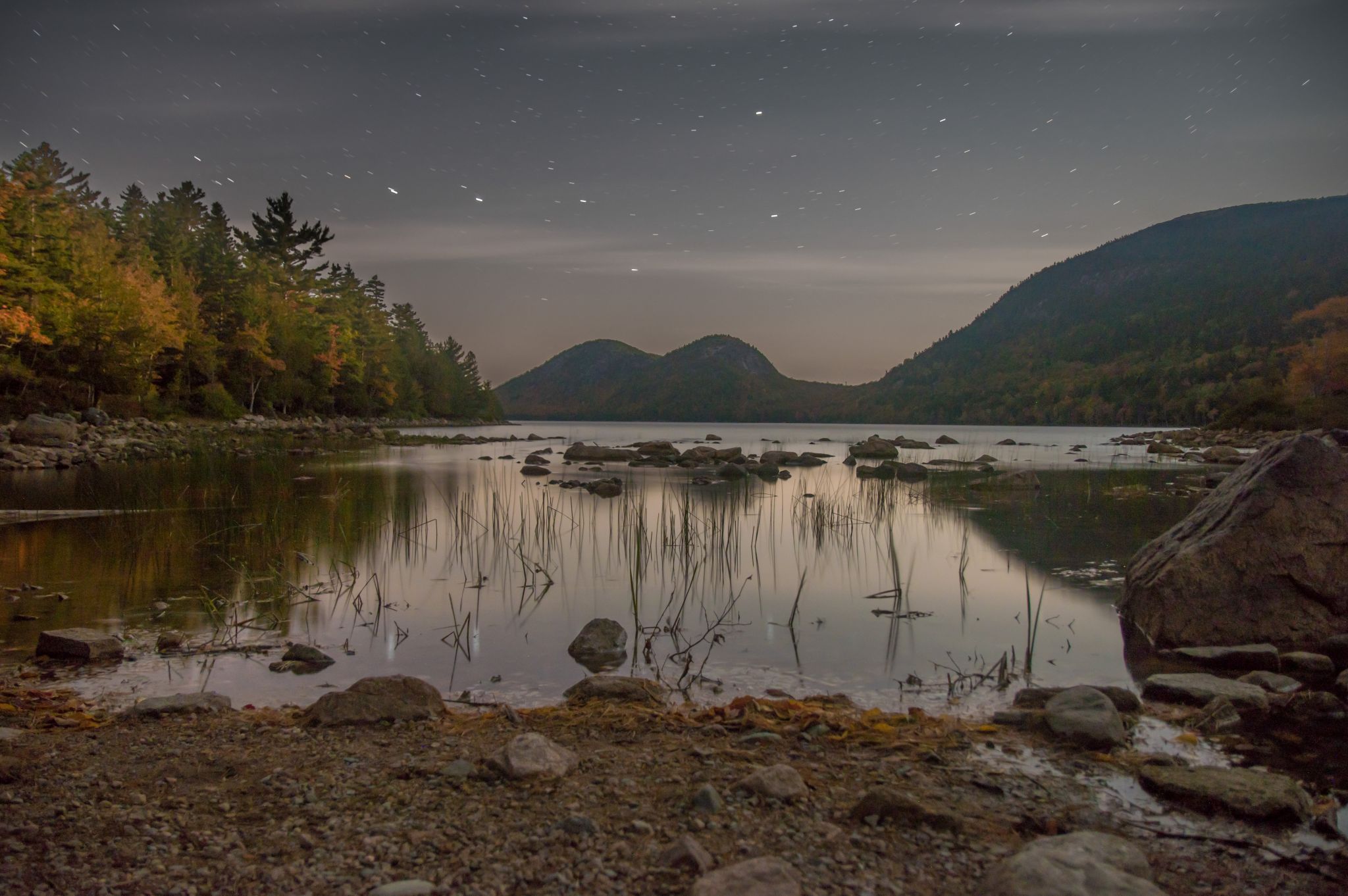 Jordan Pond south shore, USA