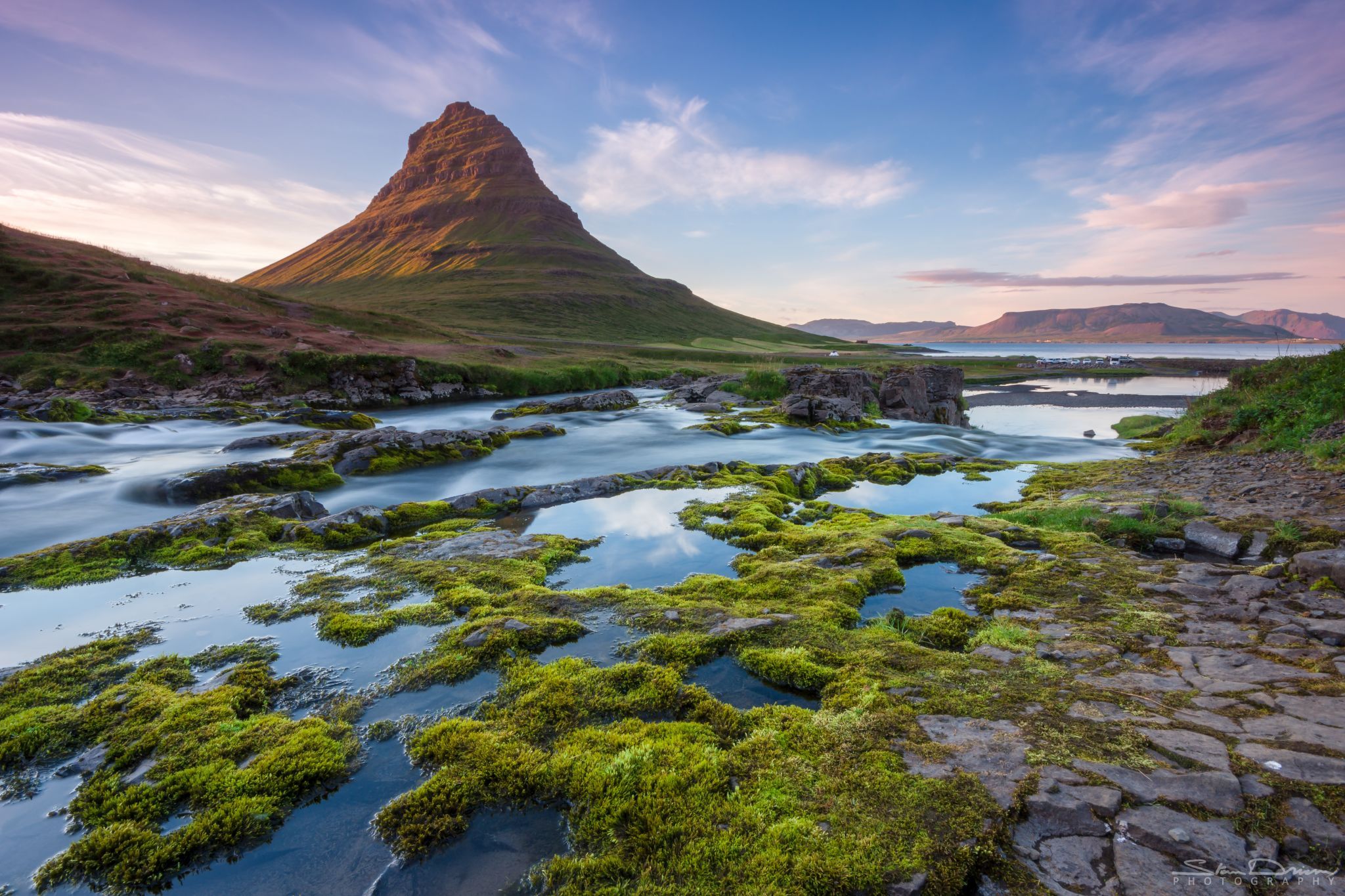 Kirkjufell Waterfall with Kirkjufell, Iceland