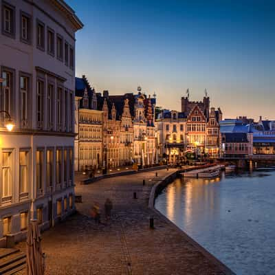 View from the St-Michiels Bridge, Gent, Belgium