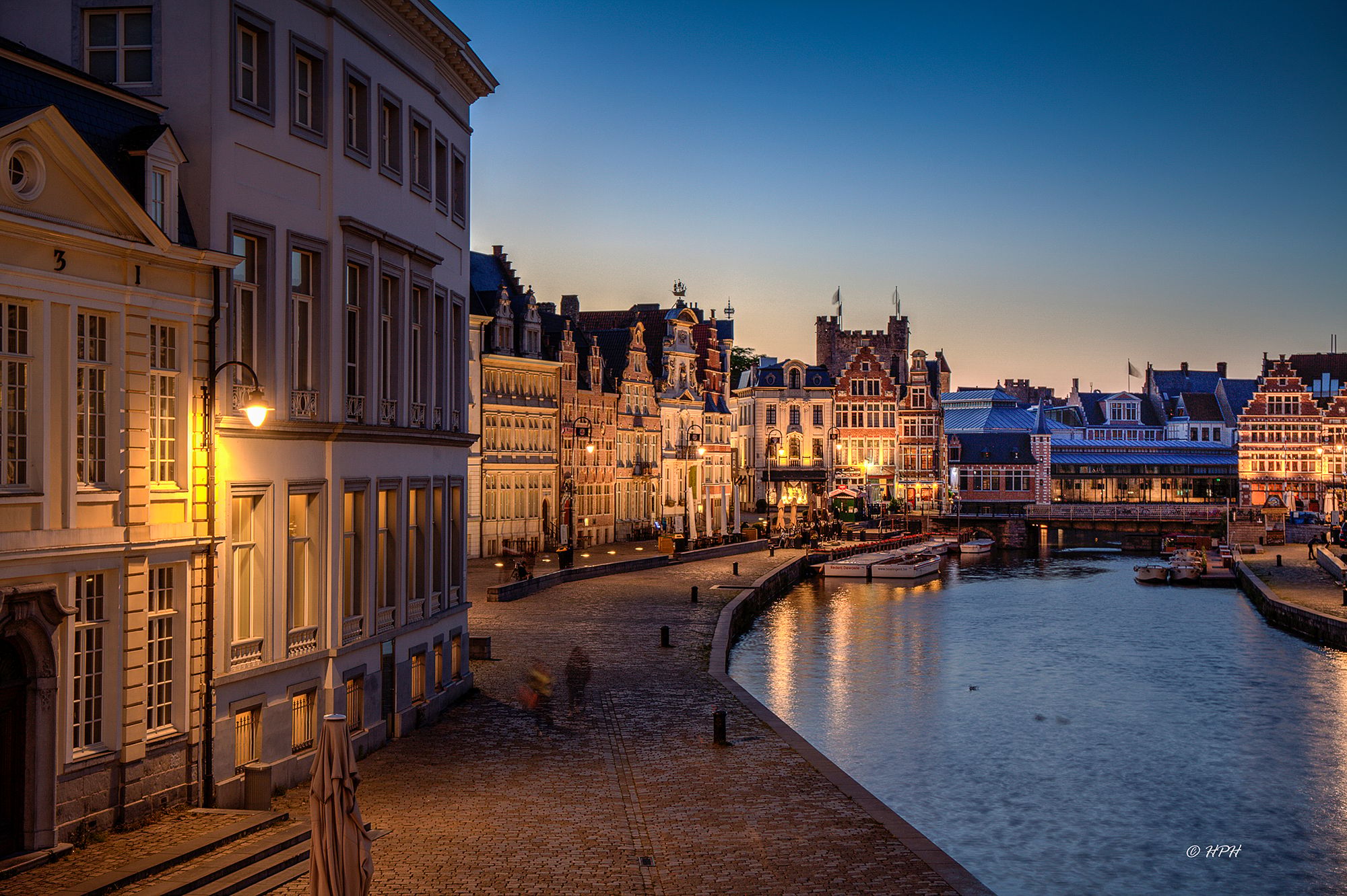 View from the St-Michiels Bridge, Gent, Belgium
