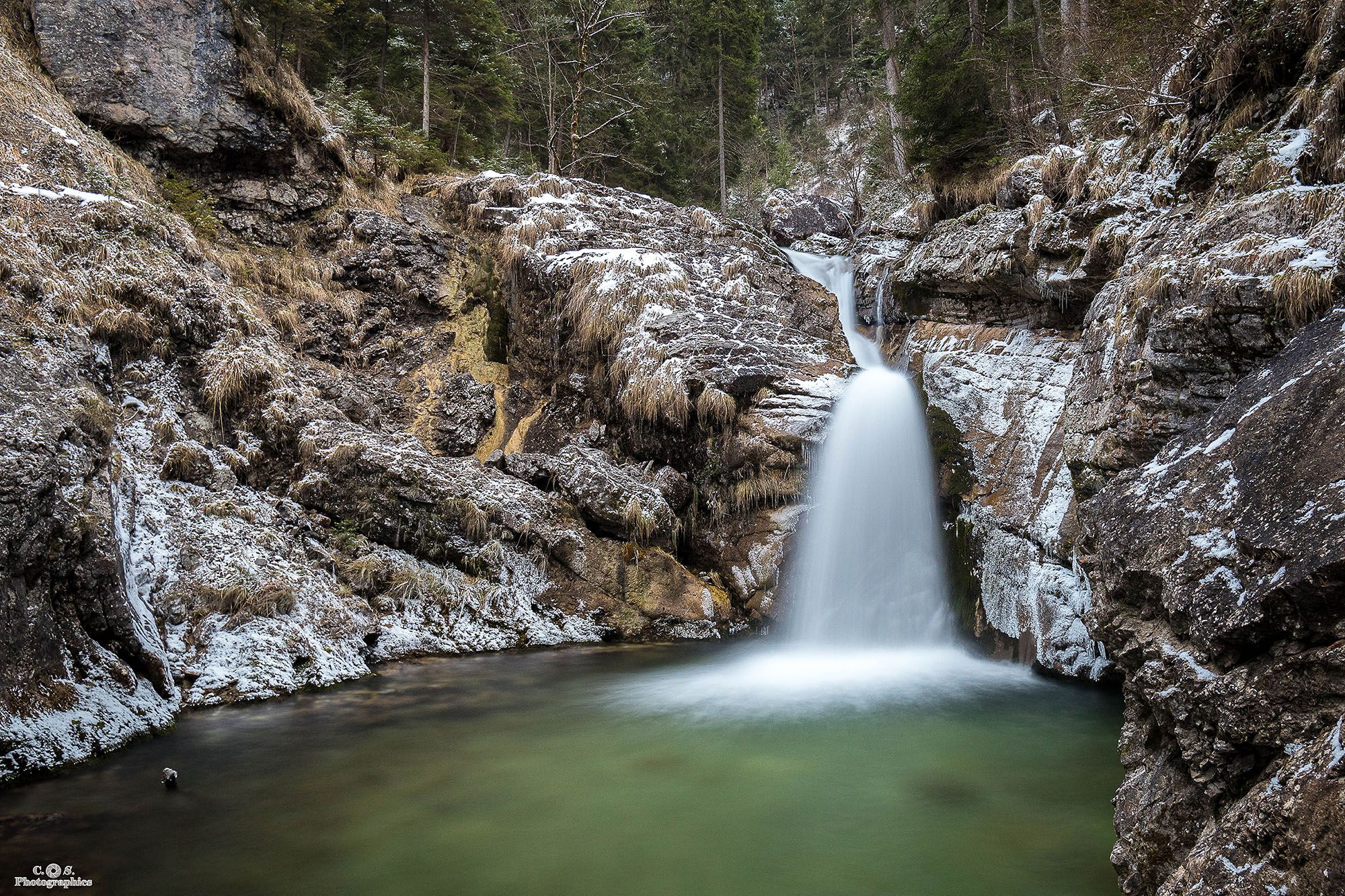 Kuhflucht Waterfall, Garmisch, Germany