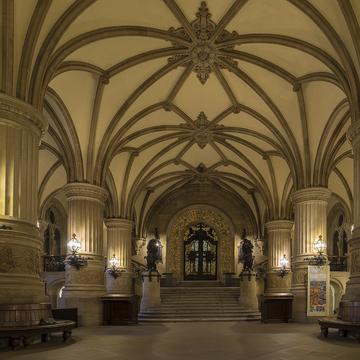 Lobby of the Hamburg City Hall, Germany