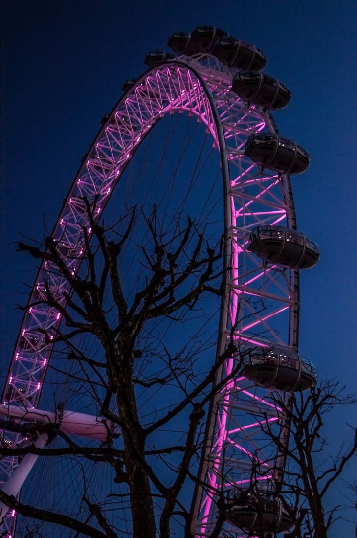 London Eye From Westminster Bridge, London, United Kingdom