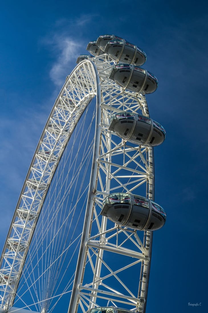 London Eye From Westminster Bridge, London, United Kingdom