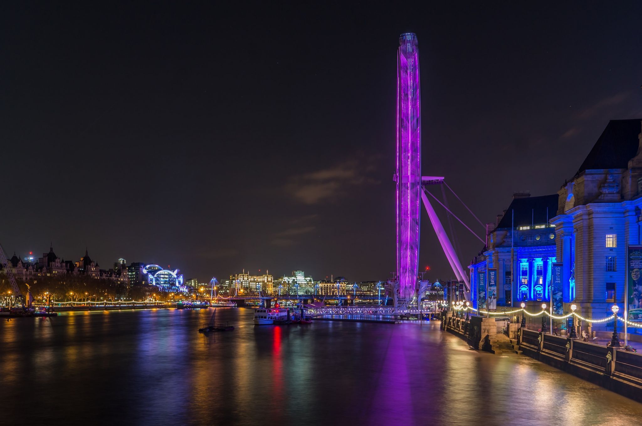 London Eye from Westminster Bridge, London, United Kingdom