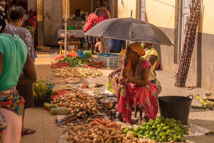 Market in Assomada (Cabo Verde)