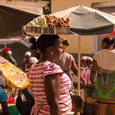 Market in Assomada (Cabo Verde), Cape Verde