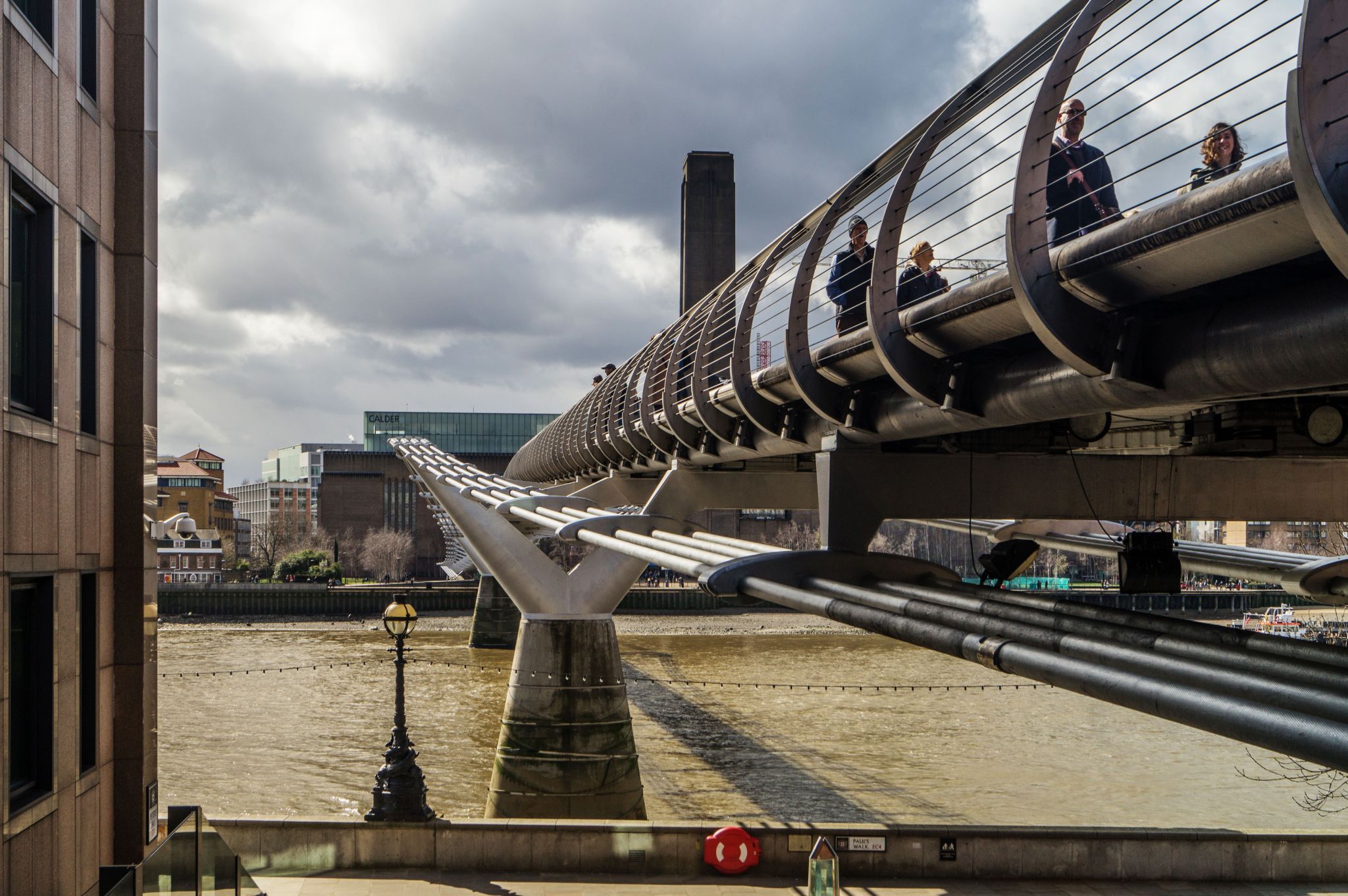 Millennium Bridge and St. Pauls, London, United Kingdom