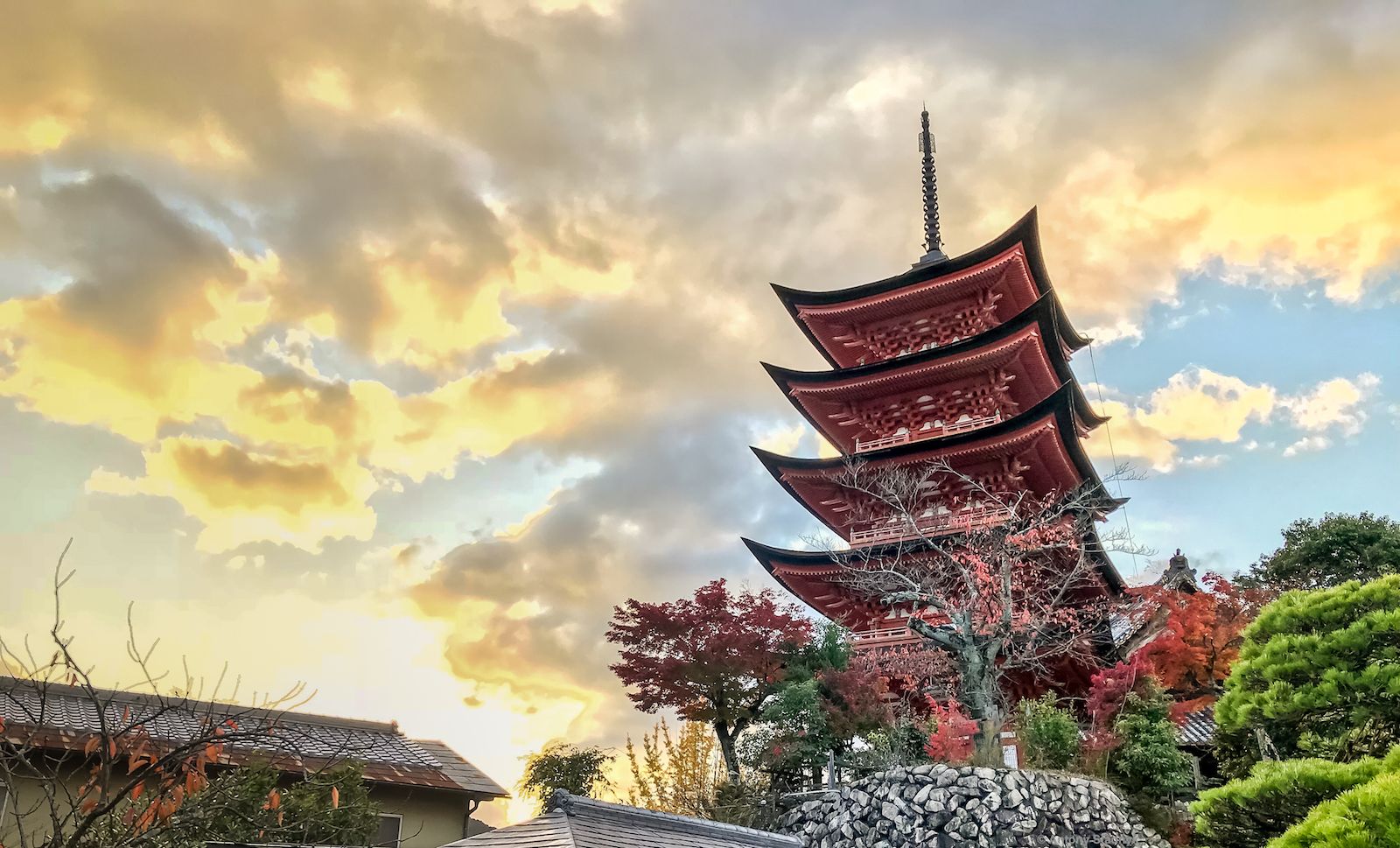 Miyajima - Five-storey Pagoda, Japan