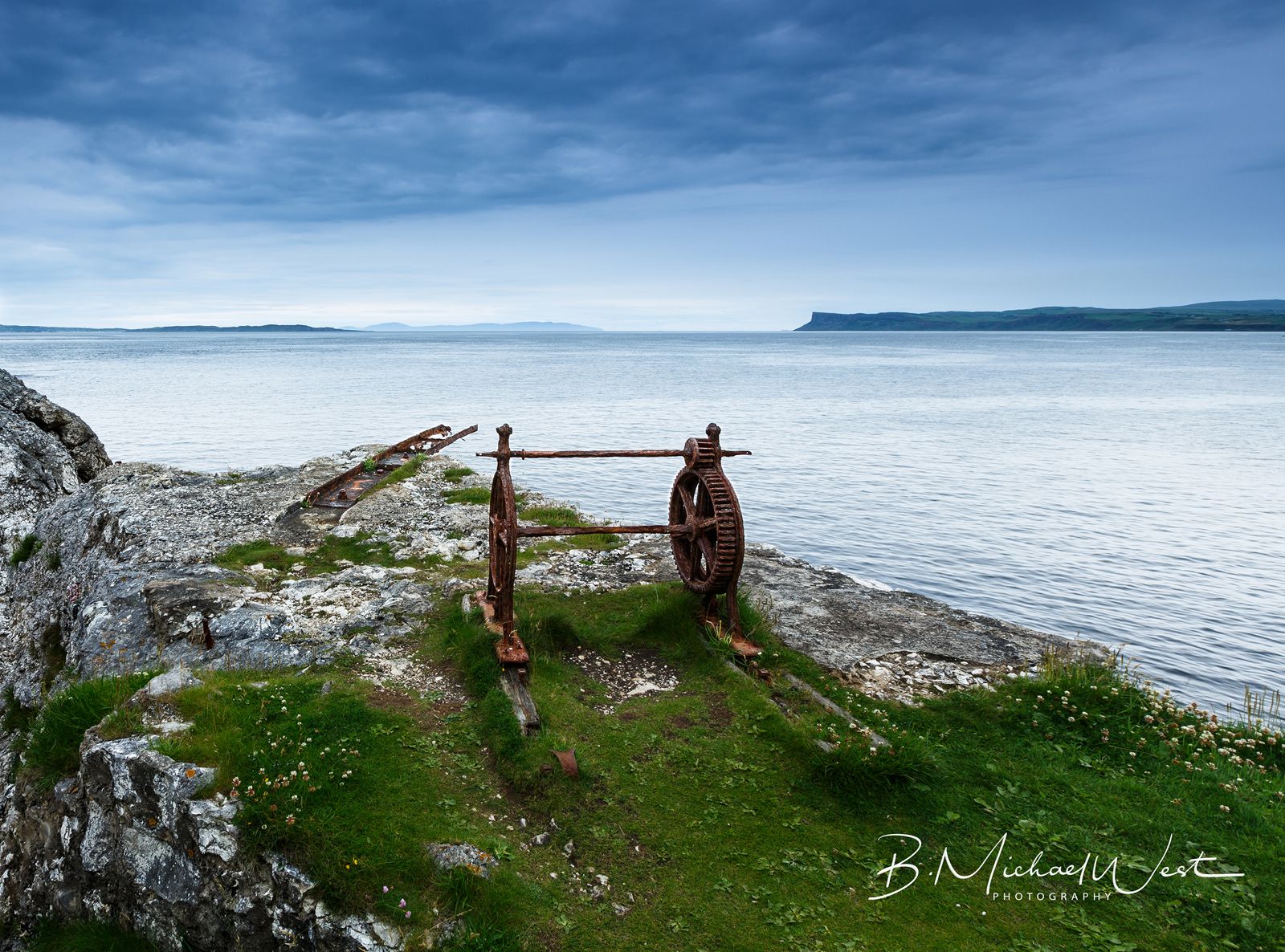 Old fish processing plant near Castle Kinbane, United Kingdom