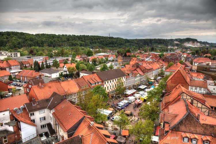 Osterode - view from the Marktkirche